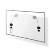 SUPPORTO NEDIS TVWM1950BK A PARETE FISSO PER SCHERMI DA 37" a 70" PESO O MAX 50 kg